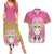 Mitsuri Kanroji - Demon Slayer Couples Matching Summer Maxi Dress and Hawaiian Shirt Anime Style