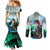 TanjIro Kamado - Demon Slayer Couples Matching Mermaid Dress and Long Sleeve Button Shirt Anime Style