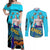 Enel - One Piece Couples Matching Off Shoulder Maxi Dress and Long Sleeve Button Shirt Anime Style