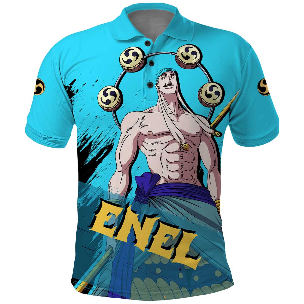 Enel - One Piece Polo Shirt Anime Style