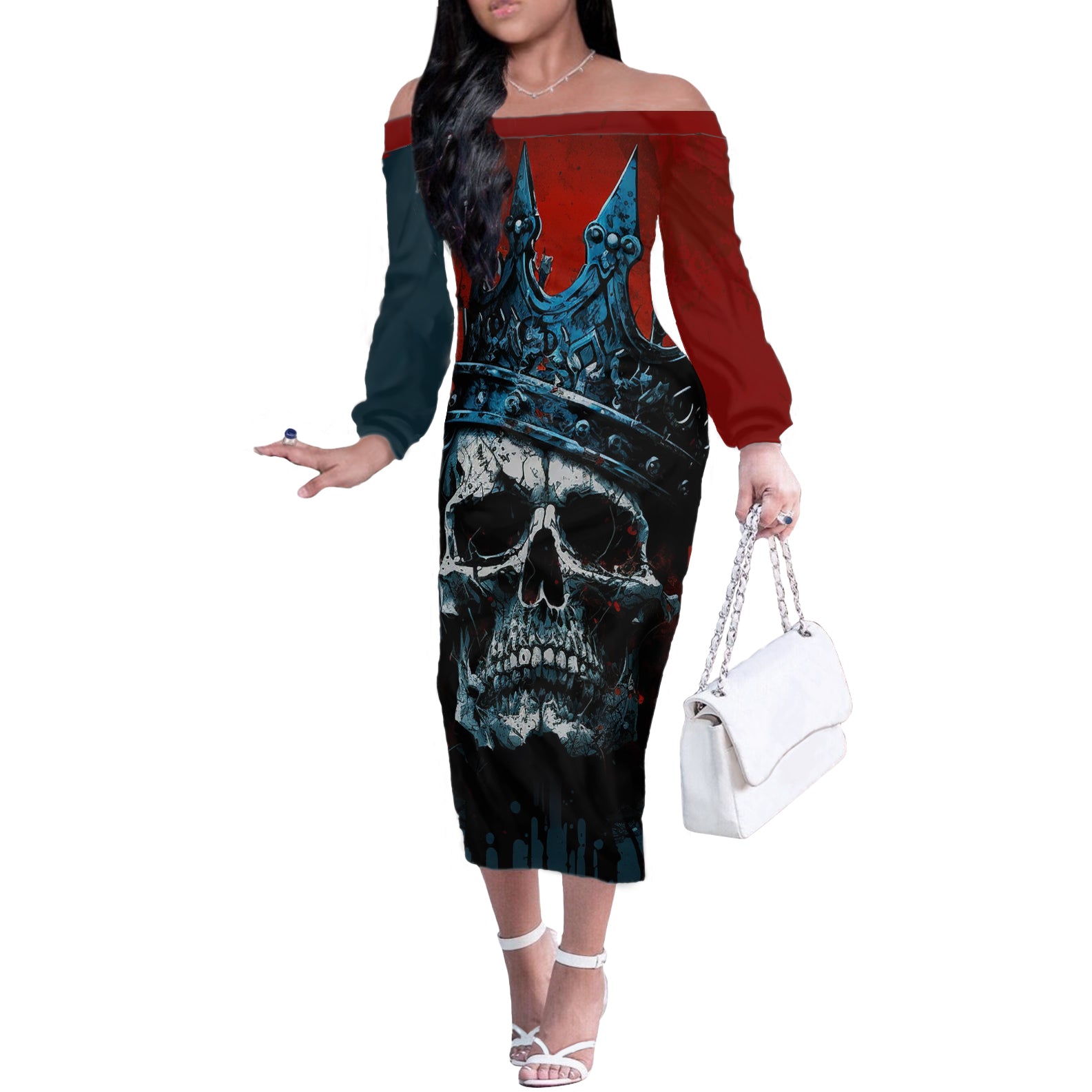 skull-king-off-the-shoulder-long-sleeve-dress-the-time-is-always-right-to-do-what-is-right