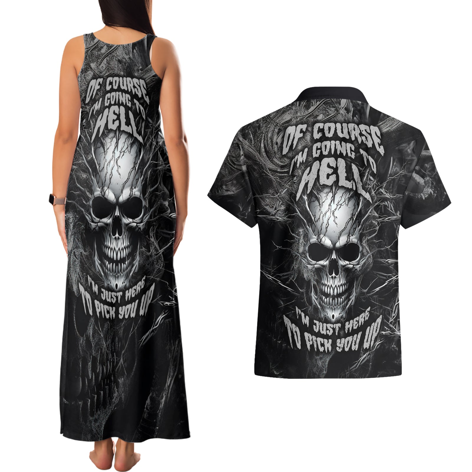 horror-skull-couples-matching-tank-maxi-dress-and-hawaiian-shirt-of-course-im-going-to-hell-im-just-here-to-pick-you-up