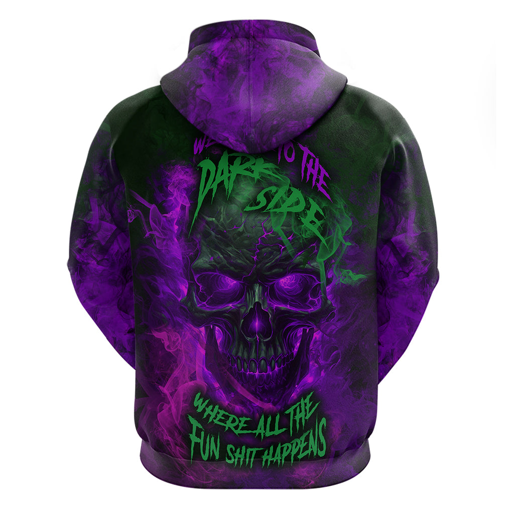 horor-skull-hoodie-welcome-to-the-dark-side