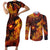 fire-skull-couples-matching-short-sleeve-bodycon-dress-and-long-sleeve-button-shirts-you-inspire-my-inner-serial-killed