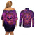 fire-skull-couples-matching-off-shoulder-short-dress-and-long-sleeve-button-shirts-the-only-thing-that-can-stop-me-is-me