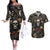 skull-roses-couples-matching-off-the-shoulder-long-sleeve-dress-and-hawaiian-shirt-never-say-die