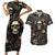 skull-roses-couples-matching-short-sleeve-bodycon-dress-and-hawaiian-shirt-never-say-die