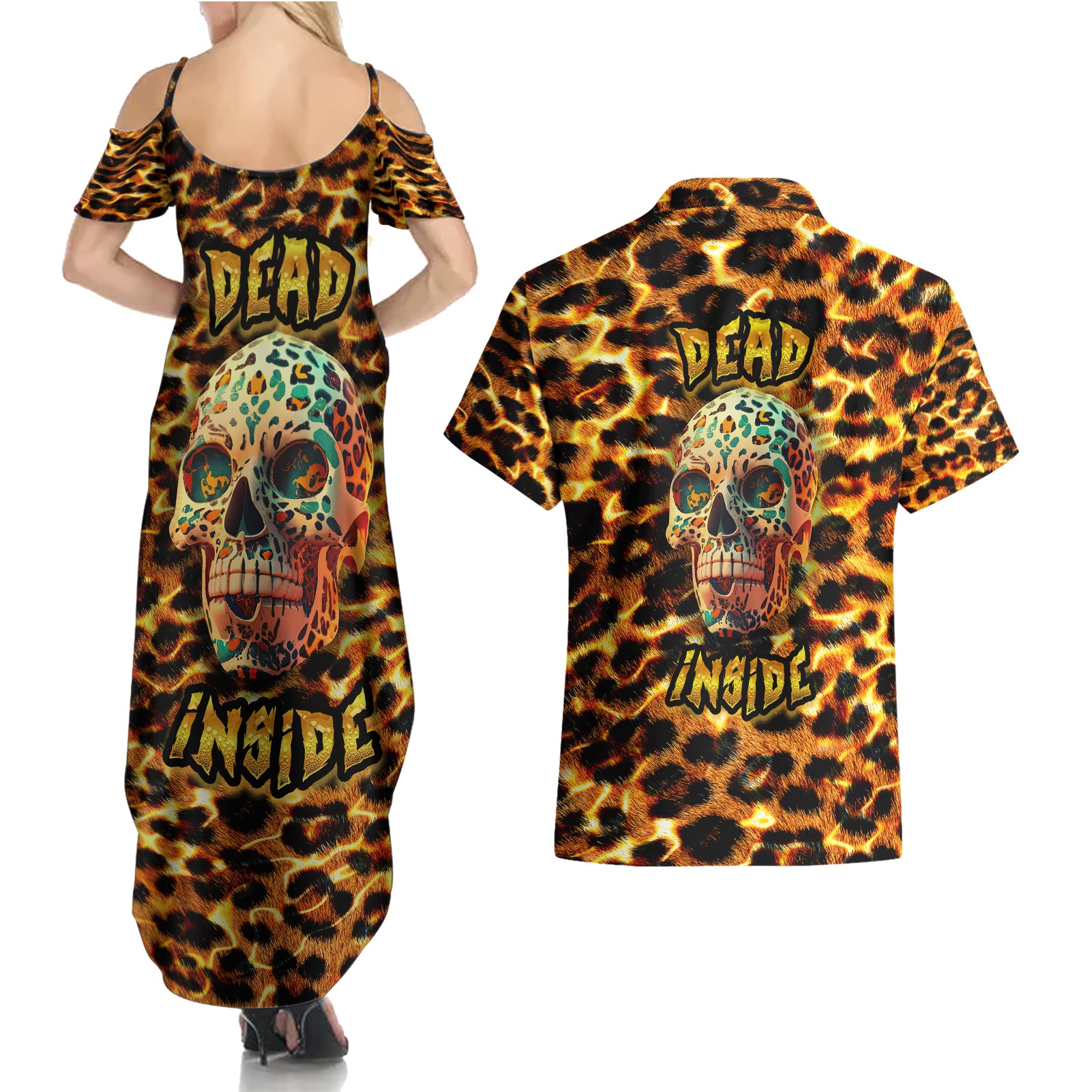 leopard-skull-couples-matching-summer-maxi-dress-and-hawaiian-shirt-dead-inside