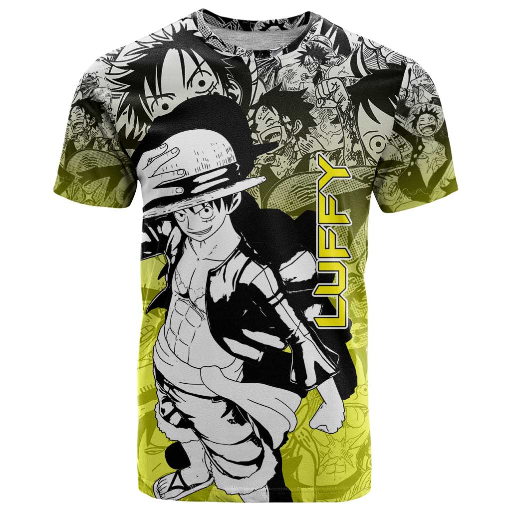 Monkey D. Luffy - One Piece T Shirt Manga Style