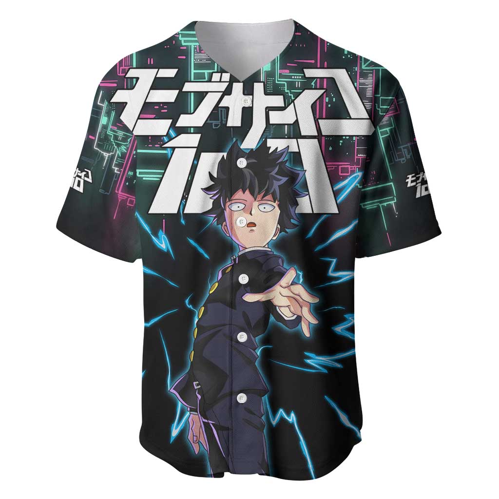 Ritsu Kageyama - Mob Psycho 100 Baseball Jersey Anime Style