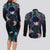 Ritsu Kageyama - Mob Psycho 100 Couples Matching Long Sleeve Bodycon Dress and Long Sleeve Button Shirt Anime Style