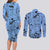 Happy - Fairy Tail Couples Matching Long Sleeve Bodycon Dress and Long Sleeve Button Shirt Anime Mix Manga Style