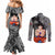 Goku - Dragon Ball Couples Matching Mermaid Dress and Long Sleeve Button Shirt Anime Mix Manga Style