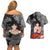 Goku - Dragon Ball Couples Matching Off Shoulder Short Dress and Hawaiian Shirt Anime Mix Manga Style