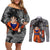 Goku - Dragon Ball Couples Matching Off Shoulder Short Dress and Long Sleeve Button Shirt Anime Mix Manga Style