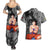 Goku - Dragon Ball Couples Matching Summer Maxi Dress and Hawaiian Shirt Anime Mix Manga Style