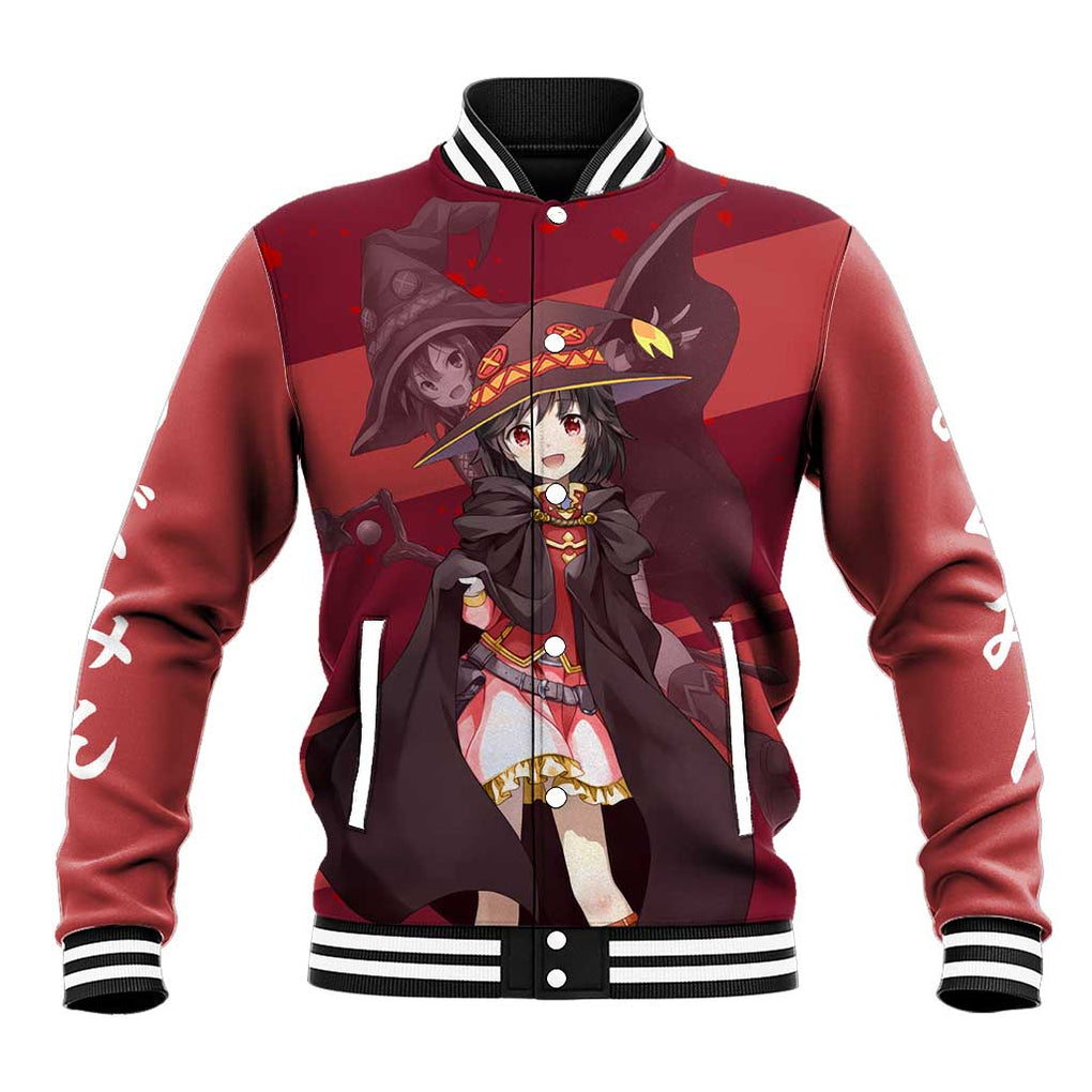 Megumin KonoSuba Baseball Jacket Mix Anime Style