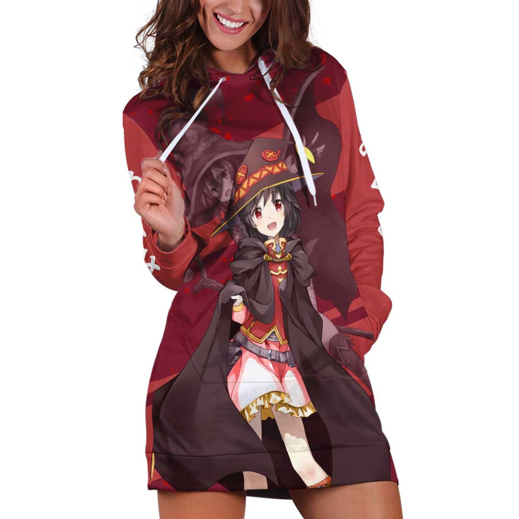 Megumin KonoSuba Hoodie Dress Mix Anime Style