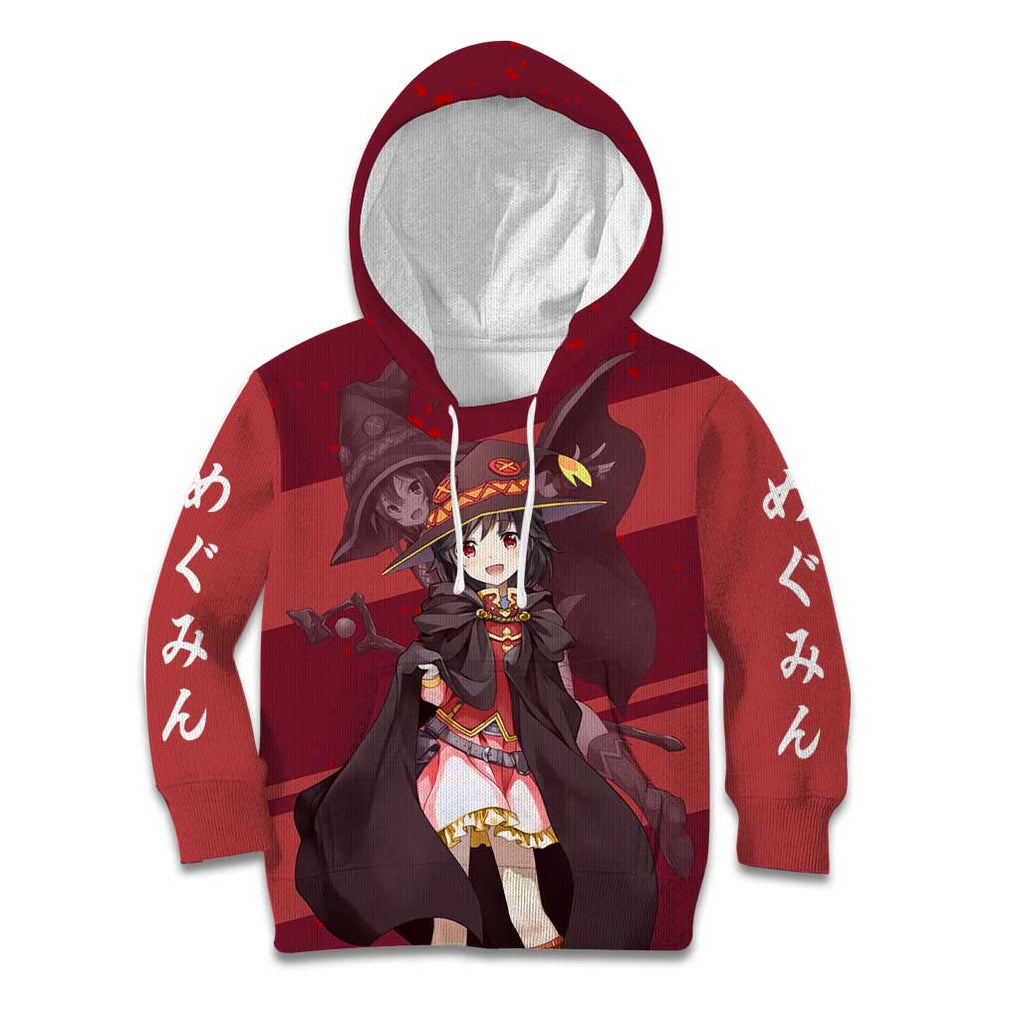 Megumin KonoSuba Kid Hoodie Mix Anime Style