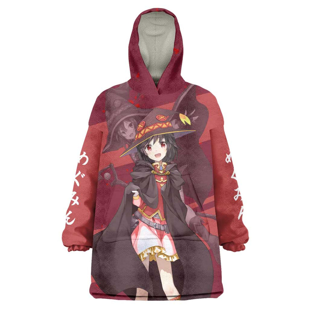 Megumin KonoSuba Wearable Blanket Hoodie Mix Anime Style