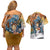 Trippy Nausicaa of the Valley of the Wind Studio Ghibli Couples Matching Off Shoulder Short Dress and Hawaiian Shirt Trippy Style