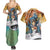 Trippy Nausicaa of the Valley of the Wind Studio Ghibli Couples Matching Summer Maxi Dress and Hawaiian Shirt Trippy Style