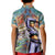 Trippy Rohan Kishibe Heaven’s Door Jojo’s Bizarre Kid Polo Shirt Trippy Style