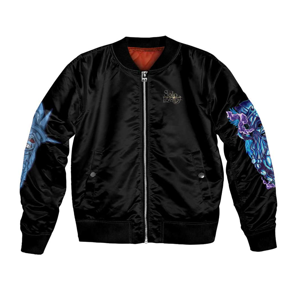 Statue of God - Solo Leveling Bomber Jacket Japan Anime Style