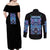 Statue of God - Solo Leveling Couples Matching Off Shoulder Maxi Dress and Long Sleeve Button Shirt Japan Anime Style