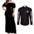 Cid Kageno The Eminence in Shadow Couples Matching Off Shoulder Maxi Dress and Long Sleeve Button Shirt Anime Style