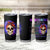 Warning Kinda Crazy Messy Bun Skull Tumbler Cup