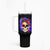 Warning Kinda Crazy Messy Bun Skull Tumbler With Handle