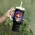 Warning Kinda Crazy Messy Bun Skull Tumbler With Handle