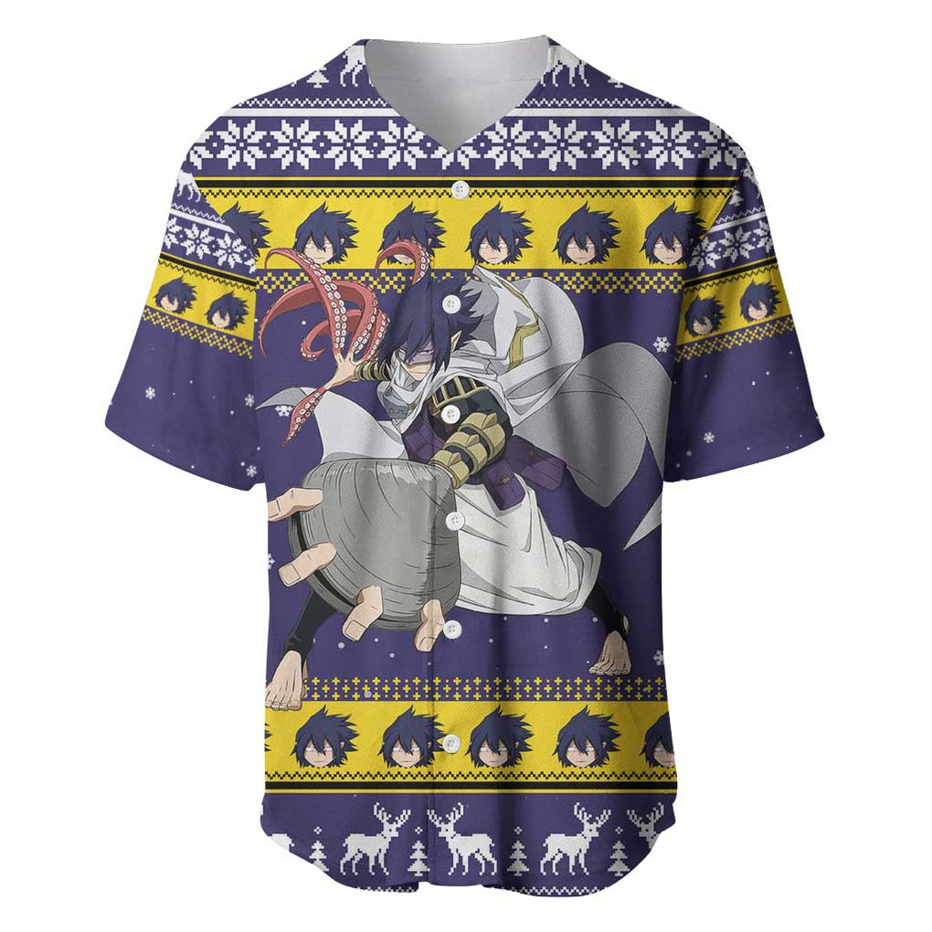 Suneater - My Hero Academia Baseball Jersey Anime Mix Christmas Style