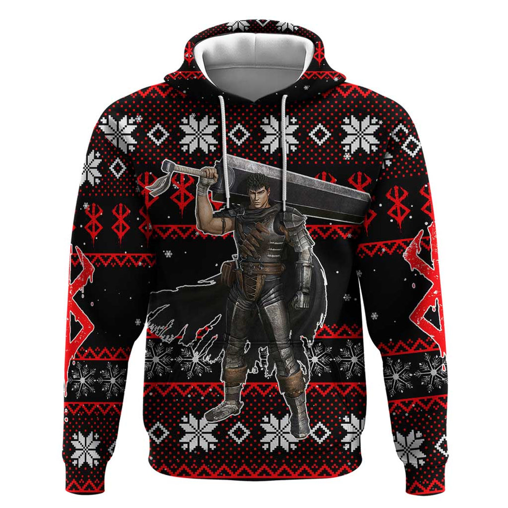 Guts - Berserk Hoodie Anime Mix Christmas Style