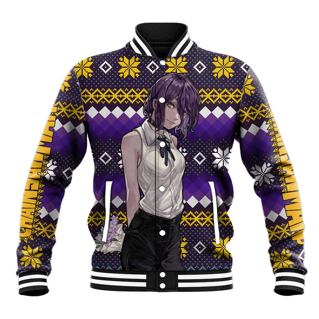 Zere - Chainsaw Man Baseball Jacket Anime Mix Christmas Style