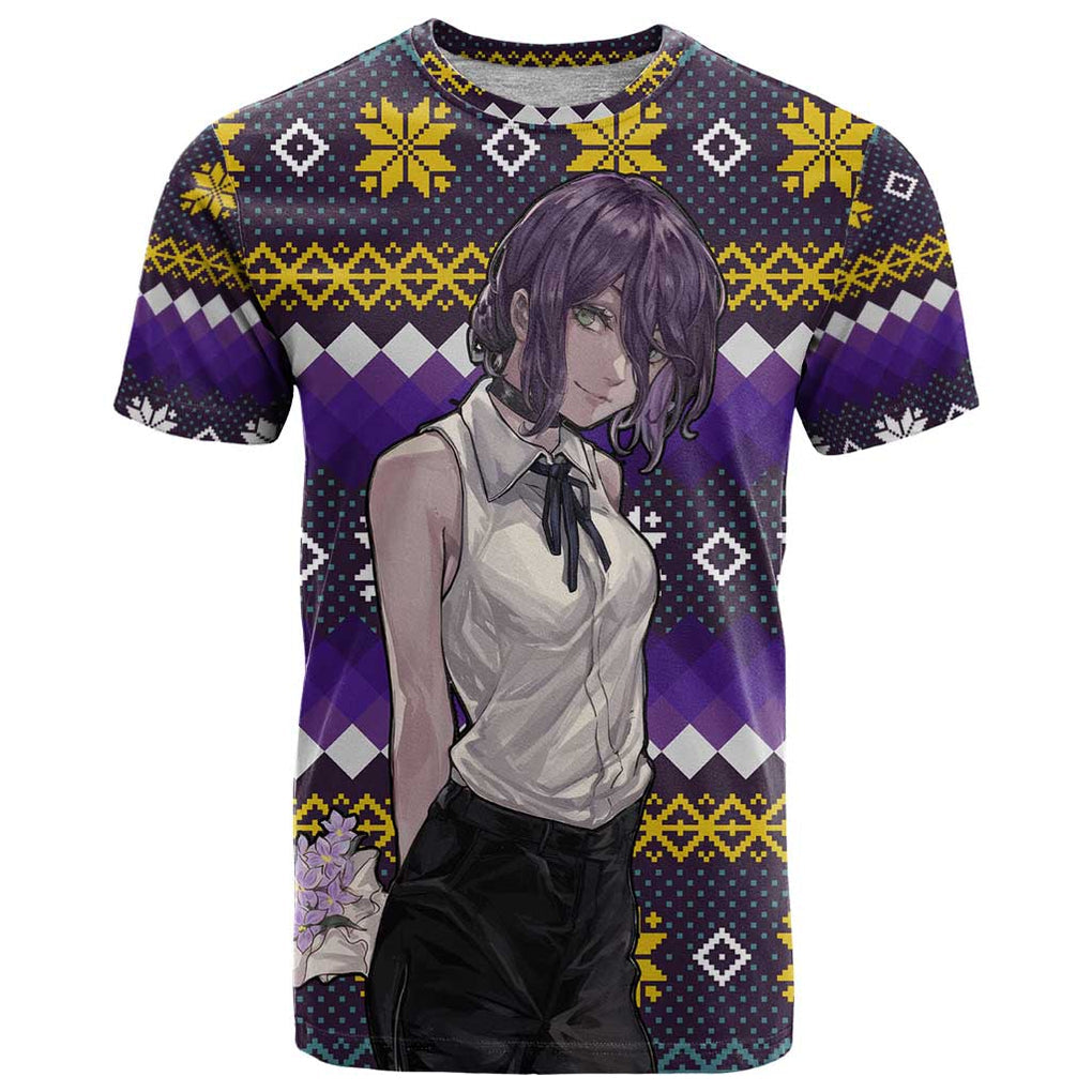 Zere - Chainsaw Man T Shirt Anime Mix Christmas Style