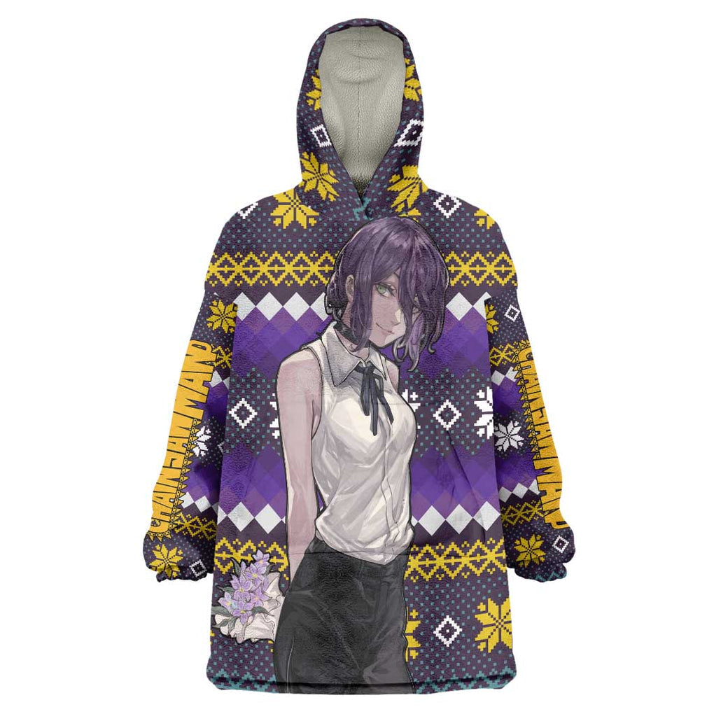 Zere - Chainsaw Man Wearable Blanket Hoodie Anime Mix Christmas Style