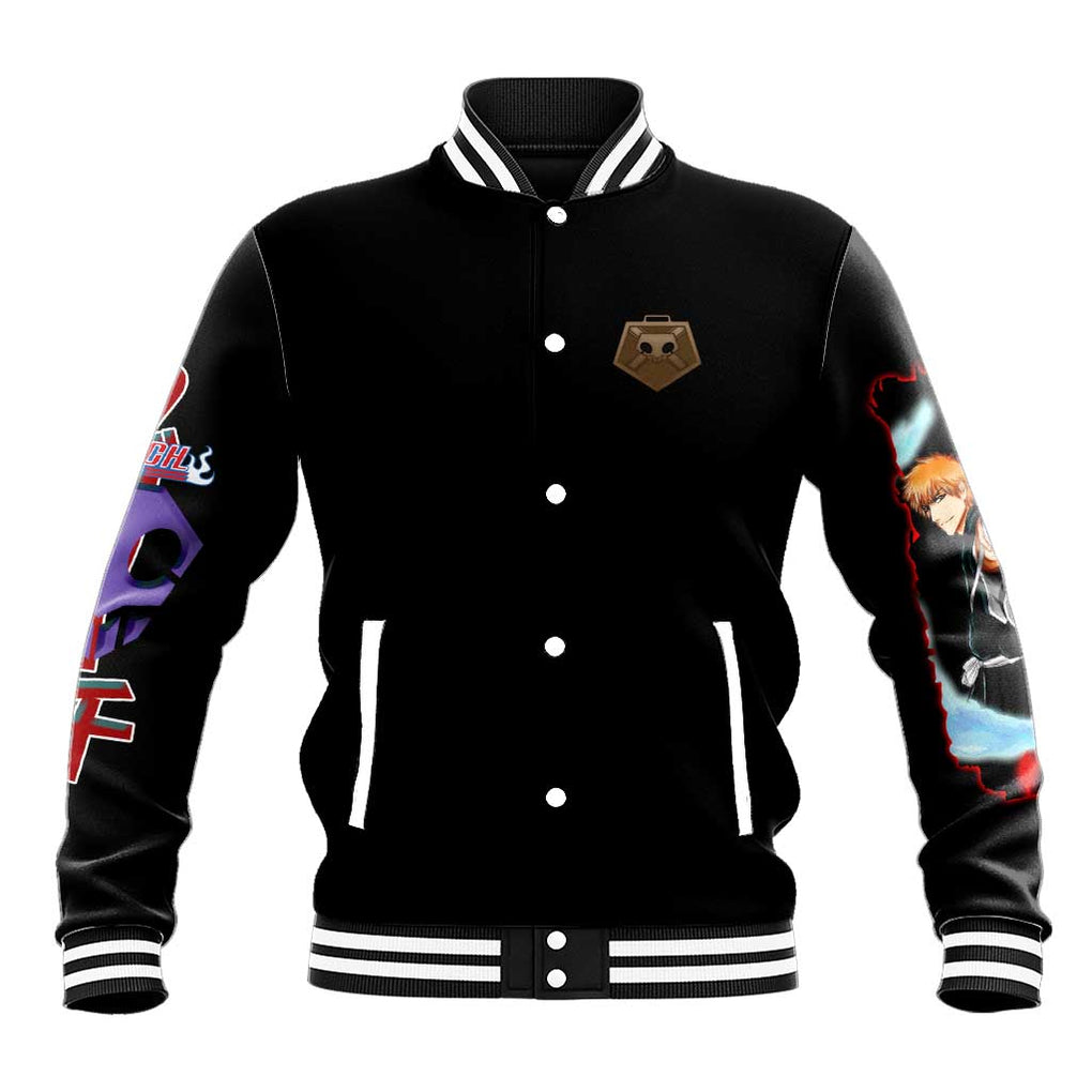 Soul Society Rescue Arc Bleach Baseball Jacket Japan Anime Style