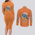 Jackie Chan Adventure Couples Matching Long Sleeve Bodycon Dress and Long Sleeve Button Shirt Japan Anime Style