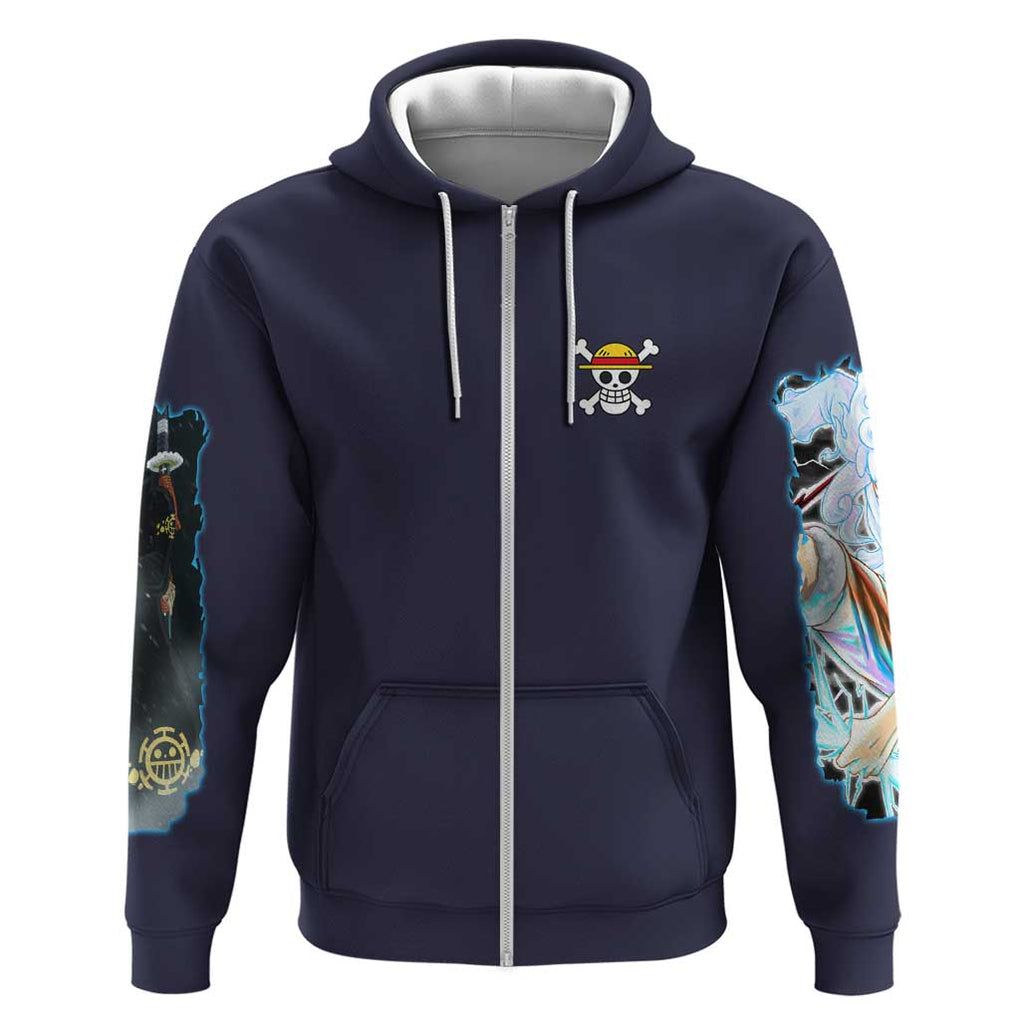 Wano Kuni One Piece Zip Hoodie Japan Anime Style