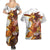 Kokushibo and Yoriichi Tsugikuni Couples Matching Summer Maxi Dress and Hawaiian Shirt