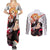 Kyojuro Rengoku Couples Matching Summer Maxi Dress and Long Sleeve Button Shirt