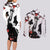 Kenpachi Zaraki Couples Matching Long Sleeve Bodycon Dress and Long Sleeve Button Shirt Anime Japan Style