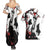 Kenpachi Zaraki Couples Matching Summer Maxi Dress and Hawaiian Shirt Anime Japan Style