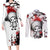 Red Tony Chopper Couples Matching Long Sleeve Bodycon Dress and Long Sleeve Button Shirt Japan Style One Piece Anime