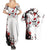 Red Tony Chopper Couples Matching Summer Maxi Dress and Hawaiian Shirt Japan Style One Piece Anime