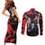 Persona 5 Team Couples Matching Short Sleeve Bodycon Dress and Long Sleeve Button Shirt