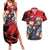 Persona 5 Team Couples Matching Summer Maxi Dress and Hawaiian Shirt