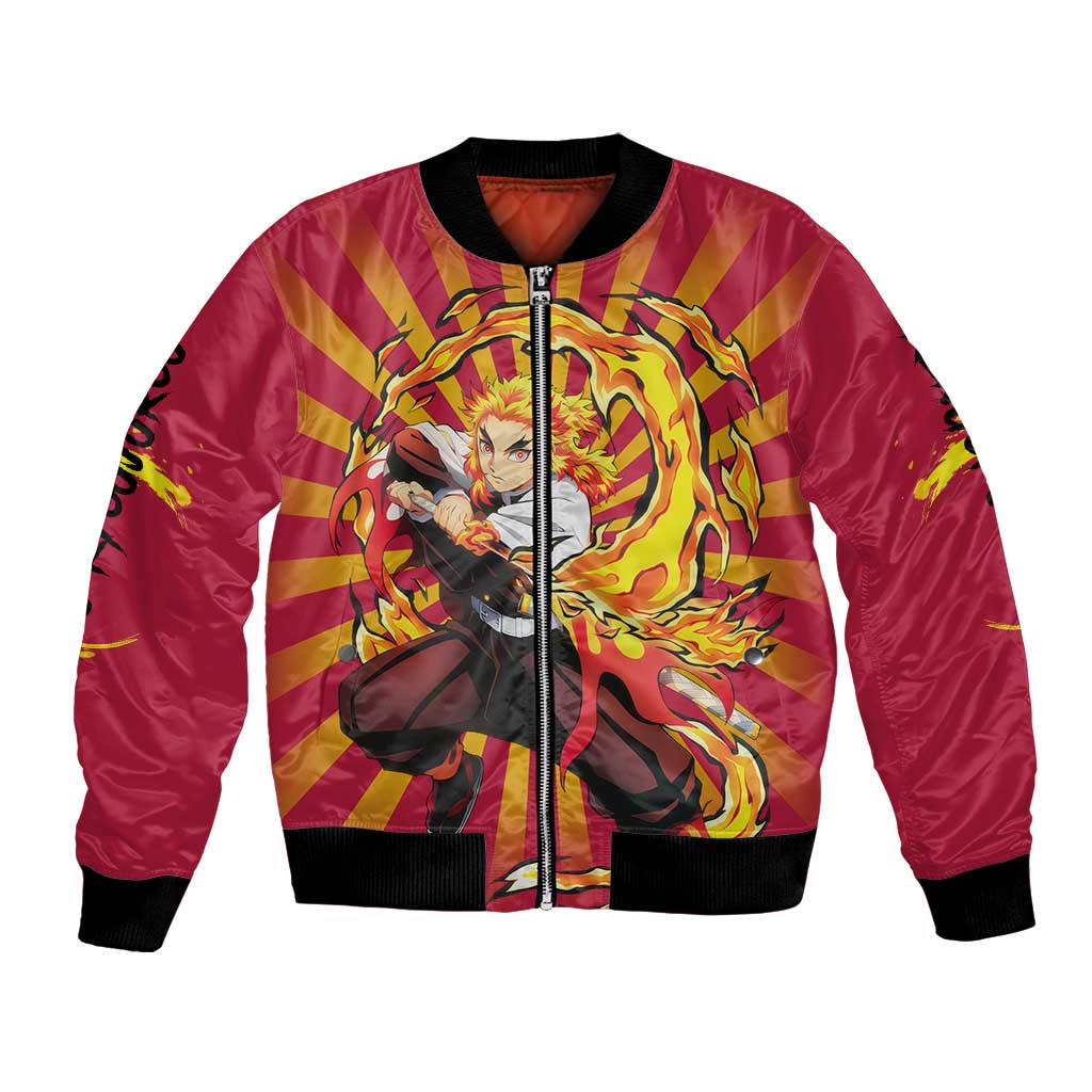 Rengoku - Demon Slayer Bomber Jacket Anime Style